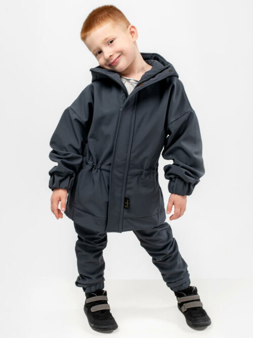Detská nepremokavá softshell unisex parka
