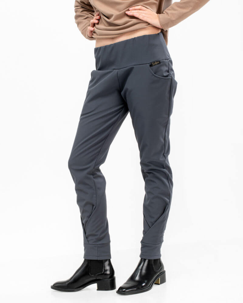 Dámske elegantné nepremokavé softshell nohavice Pria