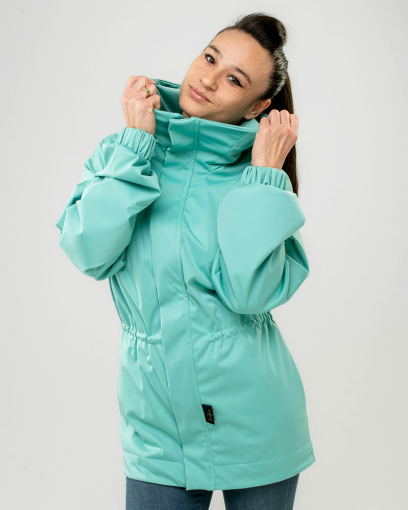 Dámska "saténová" softshellová parka Athleya