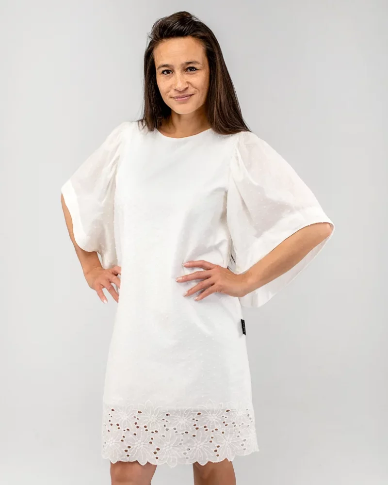 Dámske šaty z bavlnenej madeiry Meghan